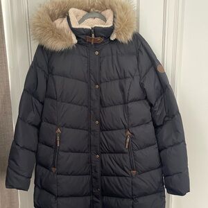 Ralph Lauren Navy Puffer Coat
